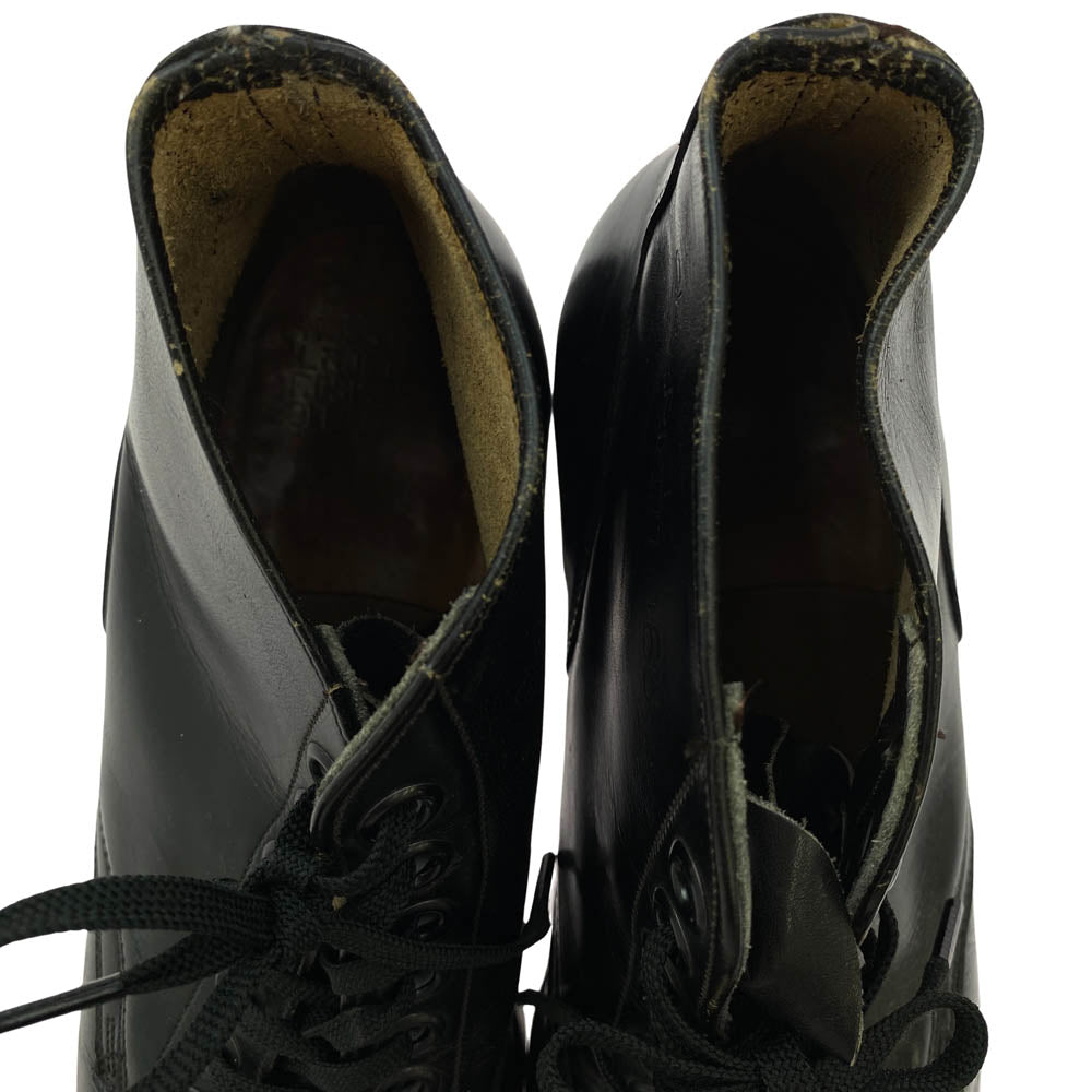 ヴィンテージ US ARMY 米軍 実物 AVON オイルレジスタントソール スチールトゥ セーフティ チャッカ ブーツ ブラック系 US9.5【中古】