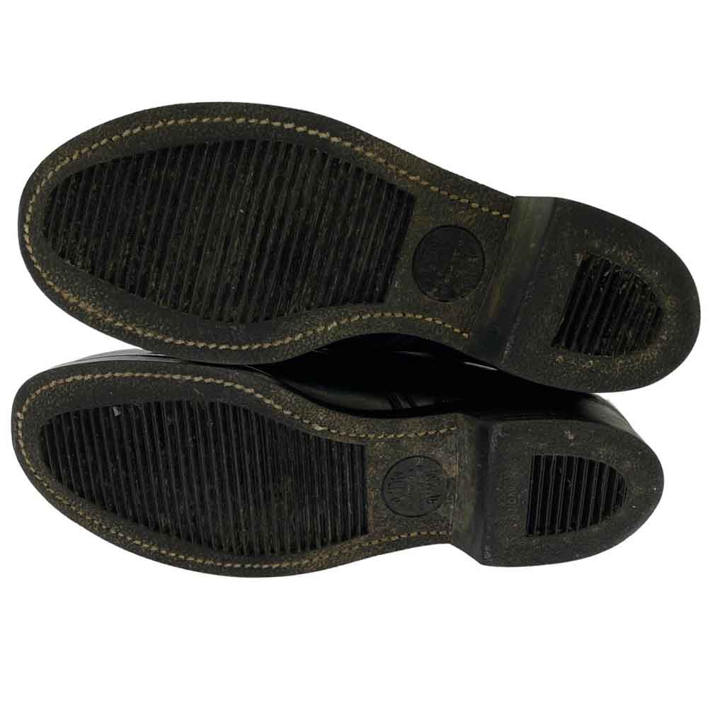 ヴィンテージ US ARMY 米軍 実物 AVON オイルレジスタントソール スチールトゥ セーフティ チャッカ ブーツ ブラック系 US9.5【中古】