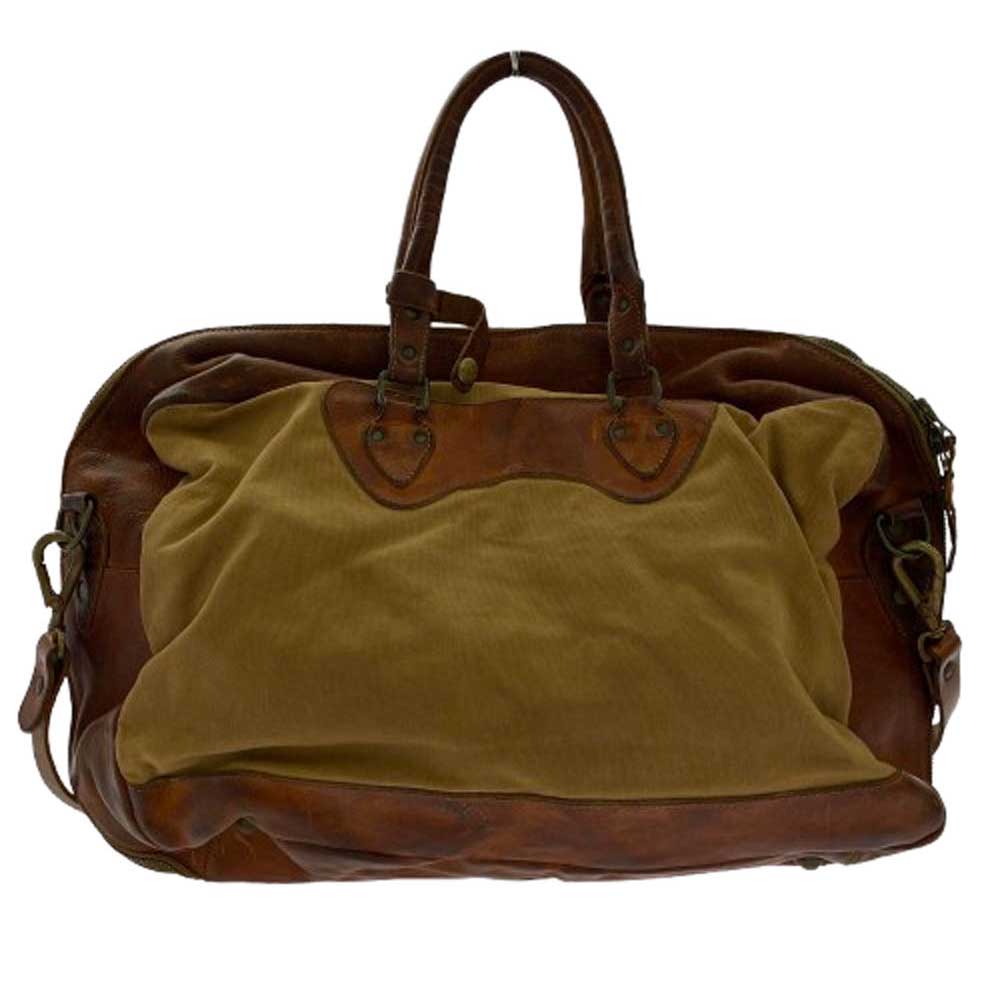 RRL / ダブルアールエル | CANVAS×LEATHER SHOULDER BAG キャンバス 