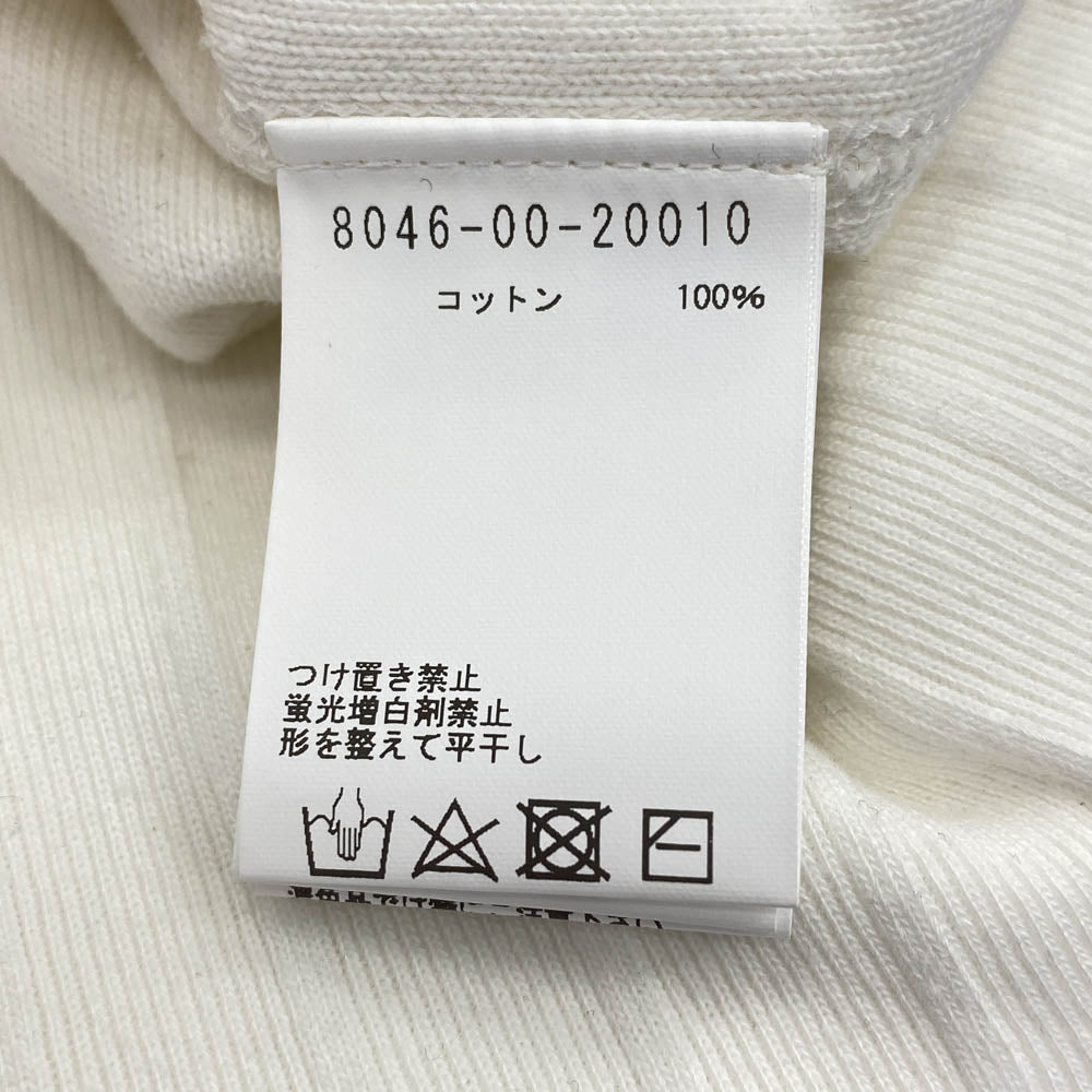 Nigel Cabourn ナイジェルケーボン 8046-00-20010 コットン アーミー クルー ジャージー ミックス プルオーバー 切替 クルーネック スウェット ホワイト系 48【中古】