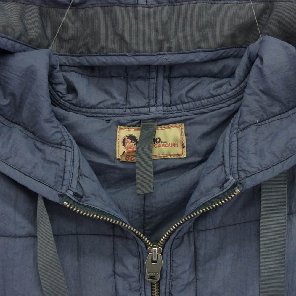 Nigel Cabourn ナイジェルケーボン 8043-13-00050 LYBRO P-50 FACTORY JEAN ライブロ ファクトリージーン ライナー キルティング ジャケット ネイビー系 44【中古】