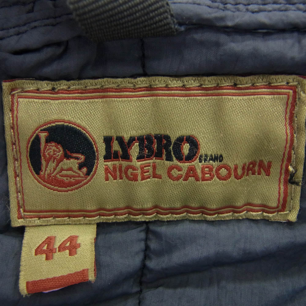 Nigel Cabourn ナイジェルケーボン 8043-13-00050 LYBRO P-50 FACTORY JEAN ライブロ ファクトリージーン ライナー キルティング ジャケット ネイビー系 44【中古】