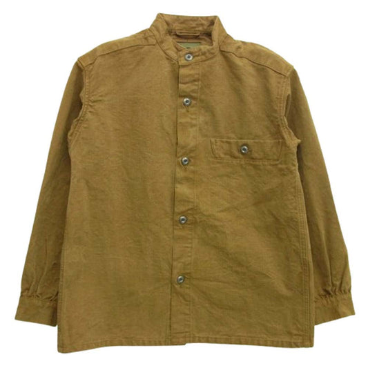 Nigel Cabourn ナイジェルケーボン 8045-00-80003 FRENCH ARMY LOGISTICS JACKET フレンチ アーミー ワーク ジャケット ブラウン系 48【中古】
