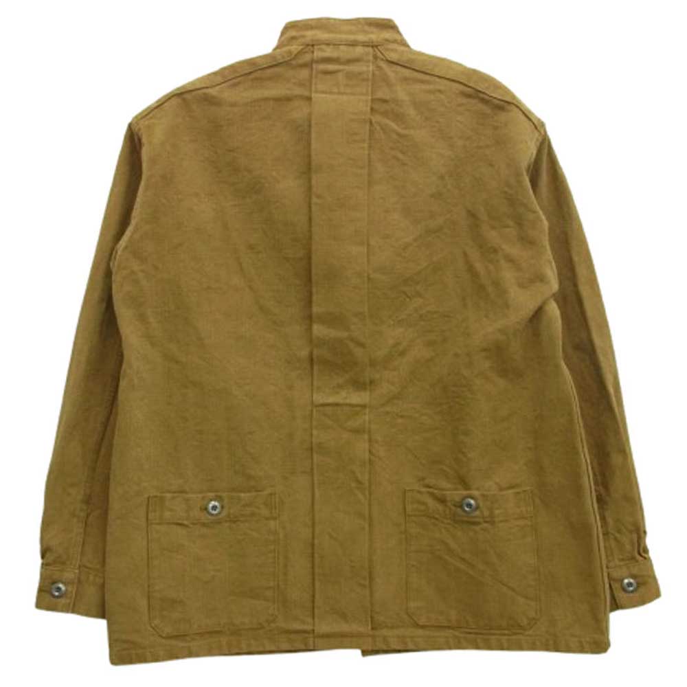 Nigel Cabourn ナイジェルケーボン 8045-00-80003 FRENCH ARMY LOGISTICS JACKET フレンチ アーミー ワーク ジャケット ブラウン系 48【中古】