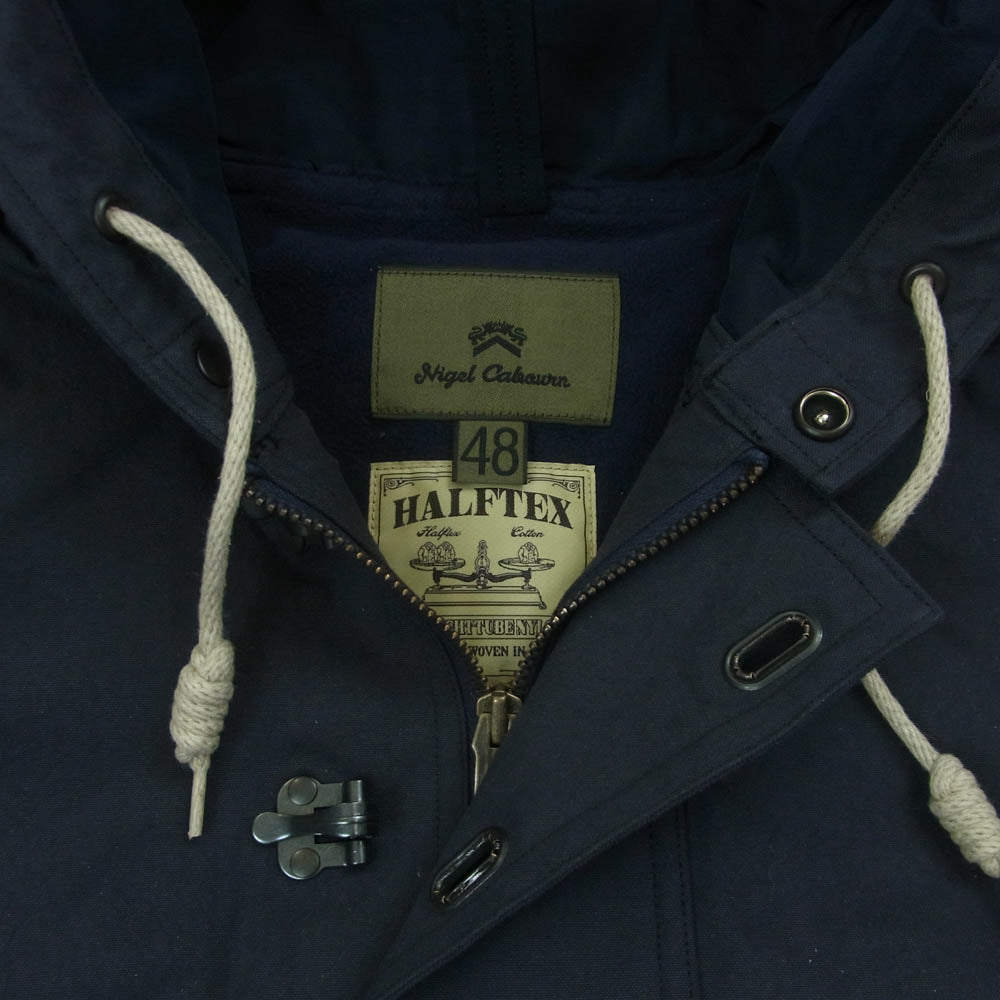 Nigel Cabourn ナイジェルケーボン DECK JACKET HALFTEX ハーフテックス デッキ ジャケット ダークネイビー系 48【中古】