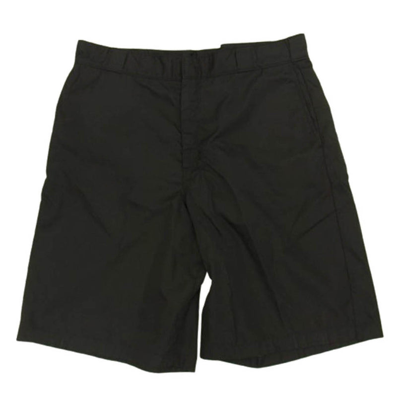 PRADA プラダ SPG32 S182 RE-NYLON リナイロン 三角ロゴプレート バミューダ ショーツ ハーフ パンツ ブラック系【中古】
