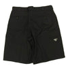 PRADA プラダ SPG32 S182 RE-NYLON リナイロン 三角ロゴプレート バミューダ ショーツ ハーフ パンツ ブラック系【中古】