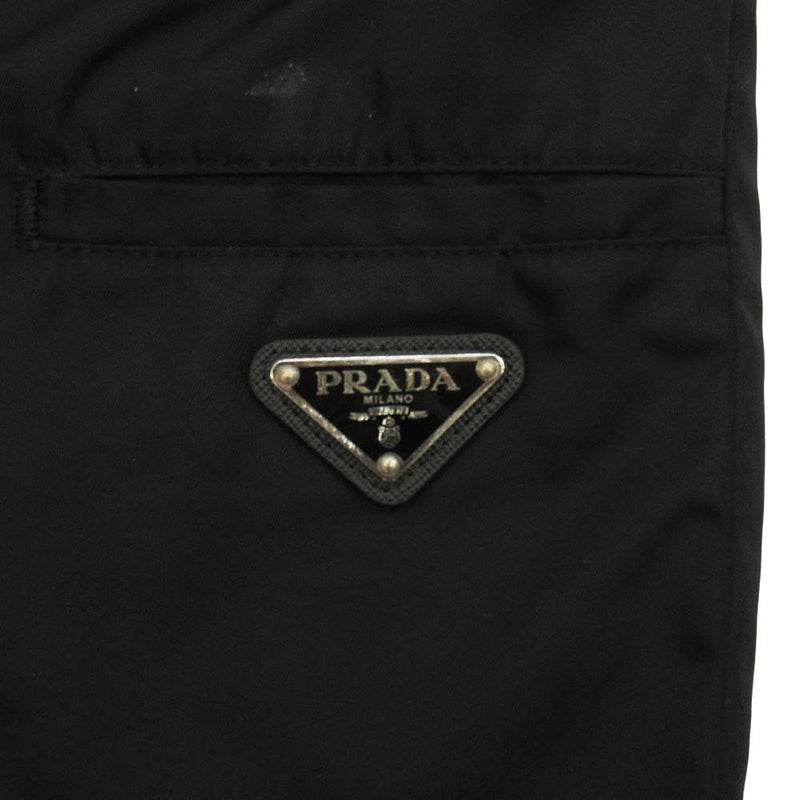 プラダ PRADA RE NYLON 三角プレート ニット マフラー UMS354 S202