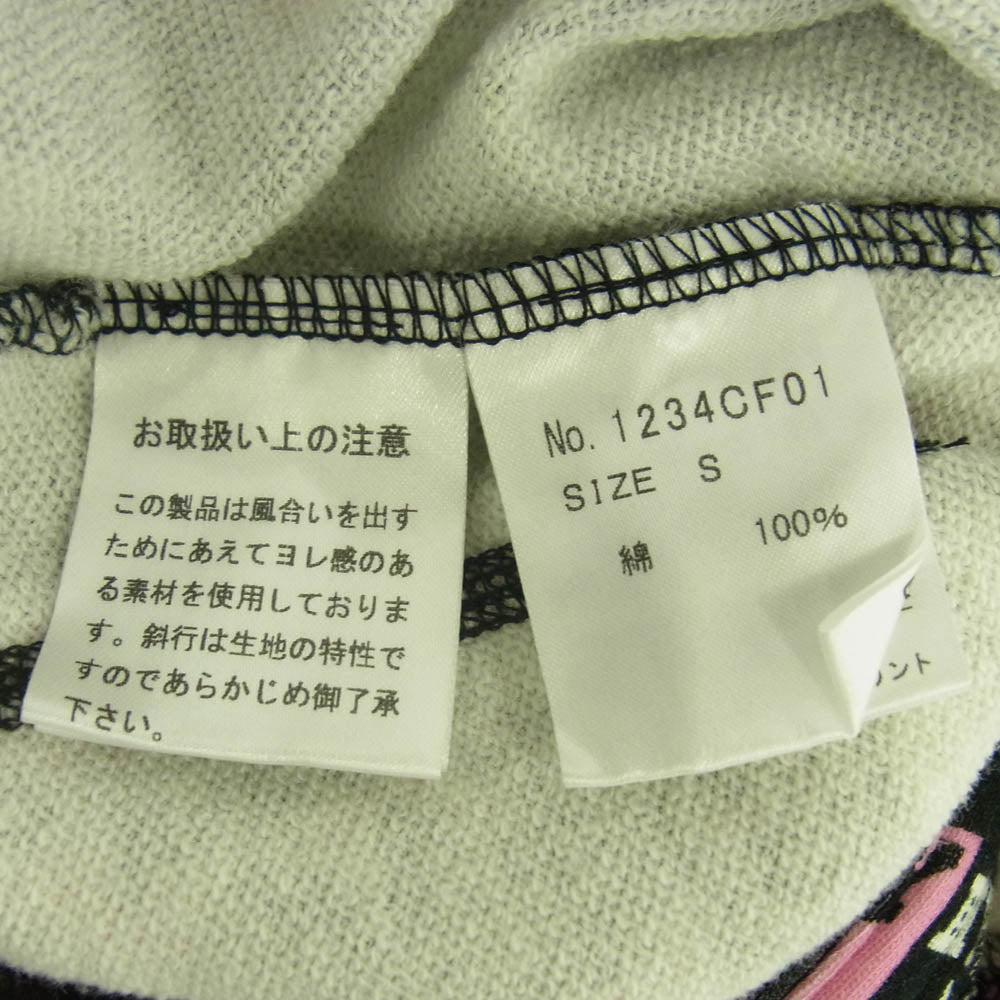 HYSTERIC GLAMOUR ヒステリックグラマー 1234CF01 ×PLAYBOY プレイボーイ ジップパーカー ブラック系 ピンク系 S【中古】