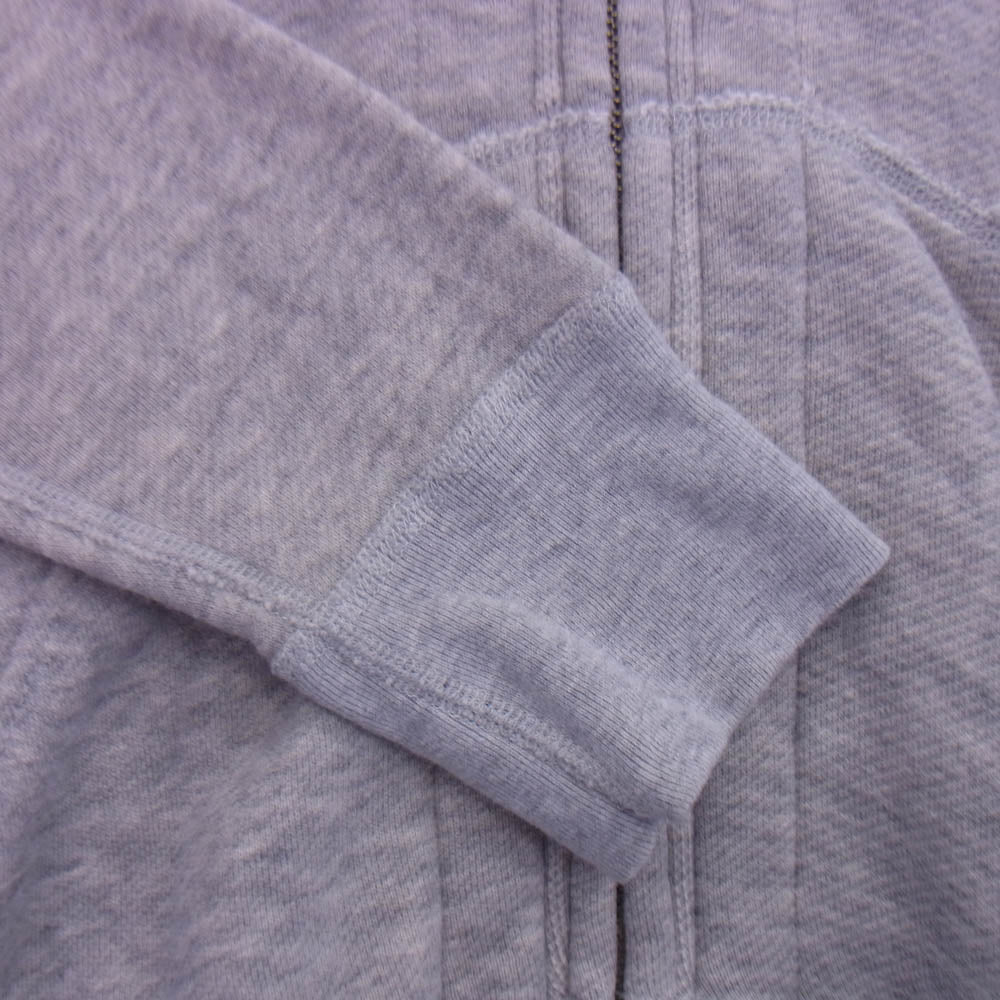 HYSTERIC GLAMOUR ヒステリックグラマー 0223CF02 MICHIGAN ガール プリント スウェット ジップ パーカー グレー系 S【中古】