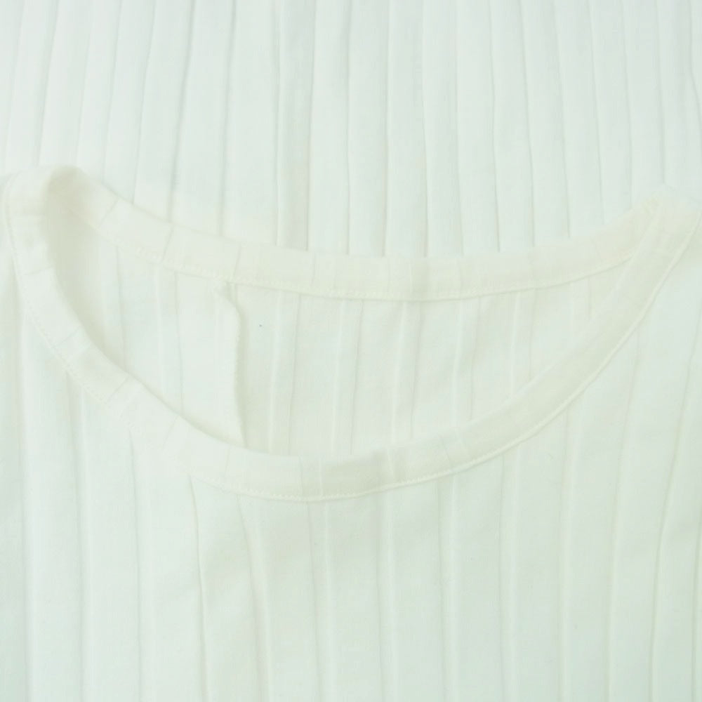 Y's Yohji Yamamoto ワイズ ヨウジヤマモト 20ss YN-T21-065 アシンメトリー ロング スリーブ カットソー ホワイト系 2【中古】