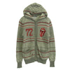 HYSTERIC GLAMOUR ヒステリックグラマー 0243ND02 Rolling Stones ローリングストーンズ ニット パーカー グレー系 レッド系 S【中古】