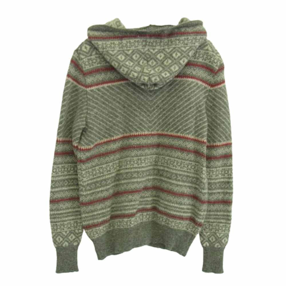 HYSTERIC GLAMOUR ヒステリックグラマー 0243ND02 Rolling Stones ローリングストーンズ ニット パーカー グレー系 レッド系 S【中古】