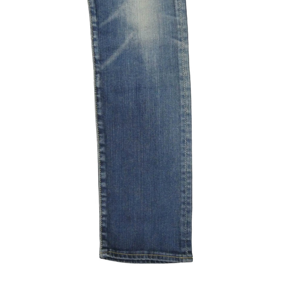 HYSTERIC GLAMOUR ヒステリックグラマー 0232AP05 LC加工 ガール 抜き染 スタッズ デニム パンツ インディゴブルー系 30【中古】