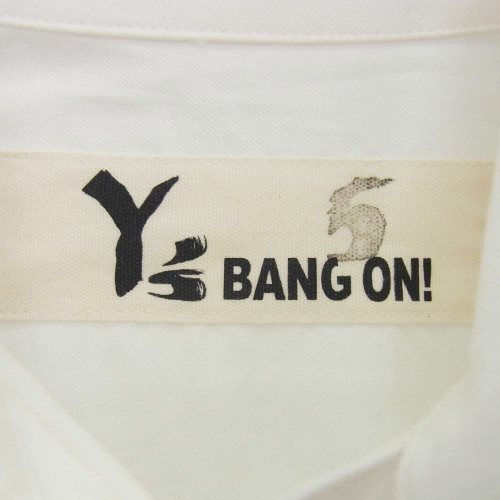 Y's Yohji Yamamoto ワイズ ヨウジヤマモト BANG ON! No.5 ロング シャツ コート ホワイト系 2【中古】