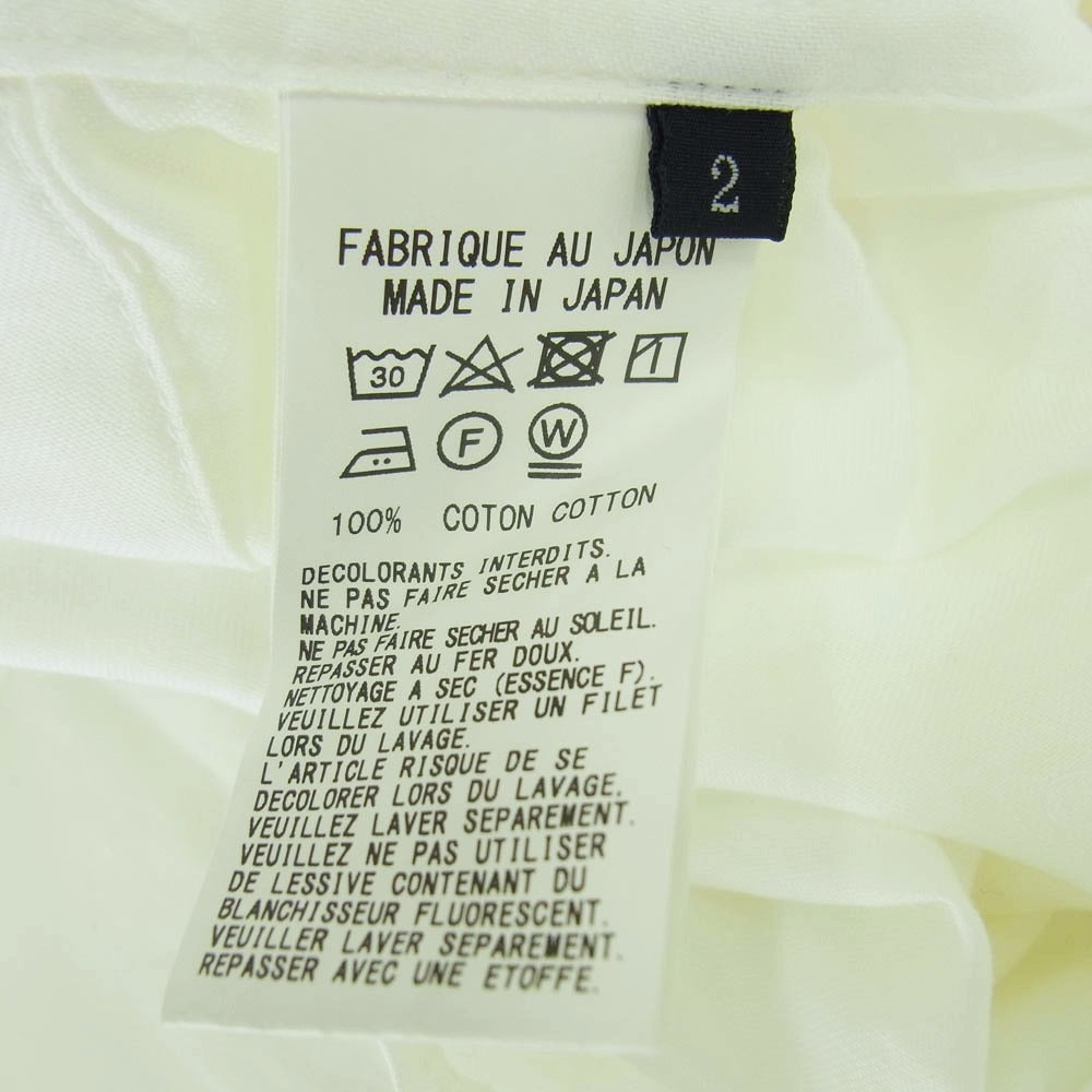 Y's Yohji Yamamoto ワイズ ヨウジヤマモト BANG ON! No.5 ロング シャツ コート ホワイト系 2【中古】