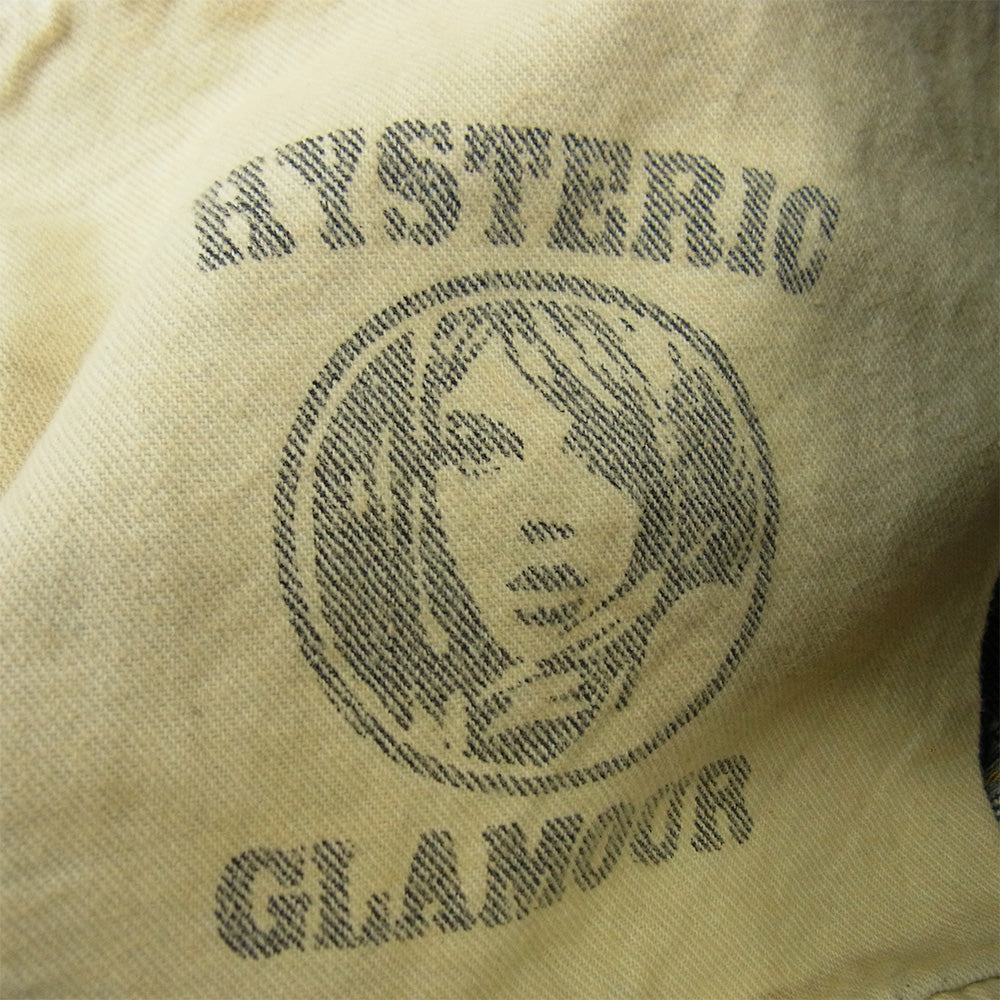 HYSTERIC GLAMOUR ヒステリックグラマー 0222AP14 小窓 SP ダメージ 加工 スタッズ デニム パンツ インディゴブルー系 30【中古】