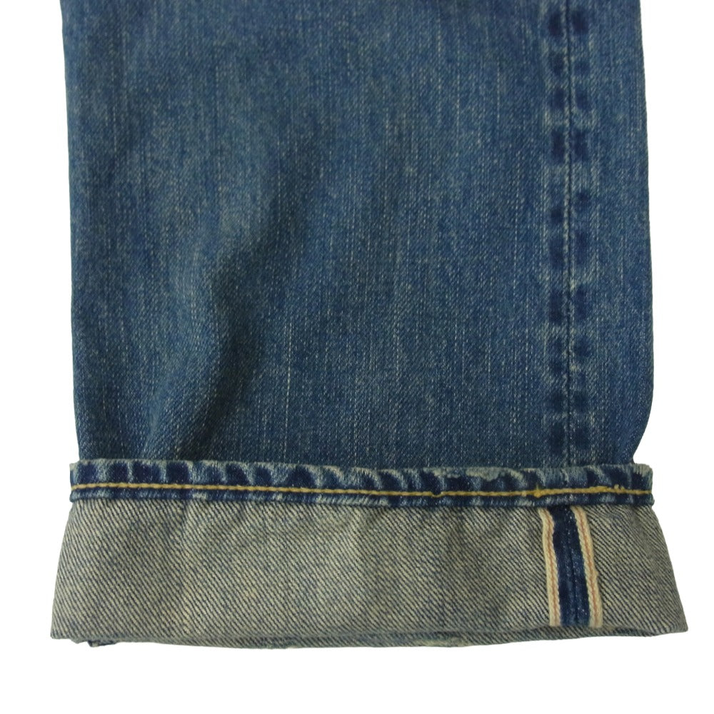 HYSTERIC GLAMOUR ヒステリックグラマー 0222AP14 小窓 SP ダメージ 加工 スタッズ デニム パンツ インディゴブルー系 30【中古】