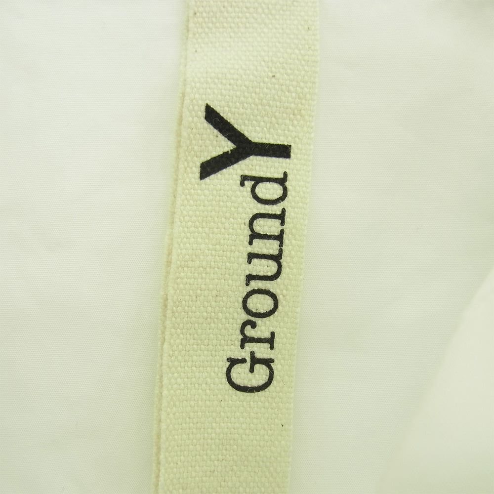 グランドワイ 襟切断 コットン ブロード ロング シャツ ホワイト系 1【中古】