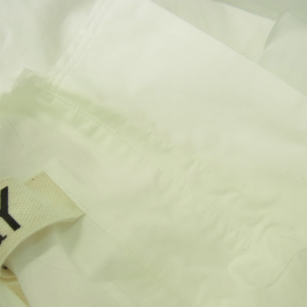 グランドワイ 襟切断 コットン ブロード ロング シャツ ホワイト系 1【中古】