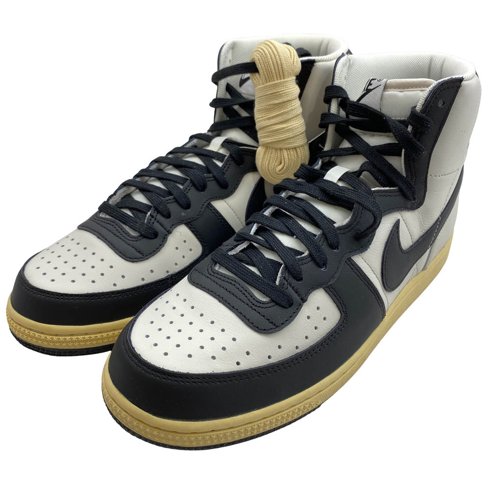 NIKE ナイキ 23AW FD0394-030 Terminator High Black and Phantom ターミネーター ハイ ブラック アンド ファントム ハイ カット スニーカー ホワイト系 28.5cm【新古品】【未使用】【中古】