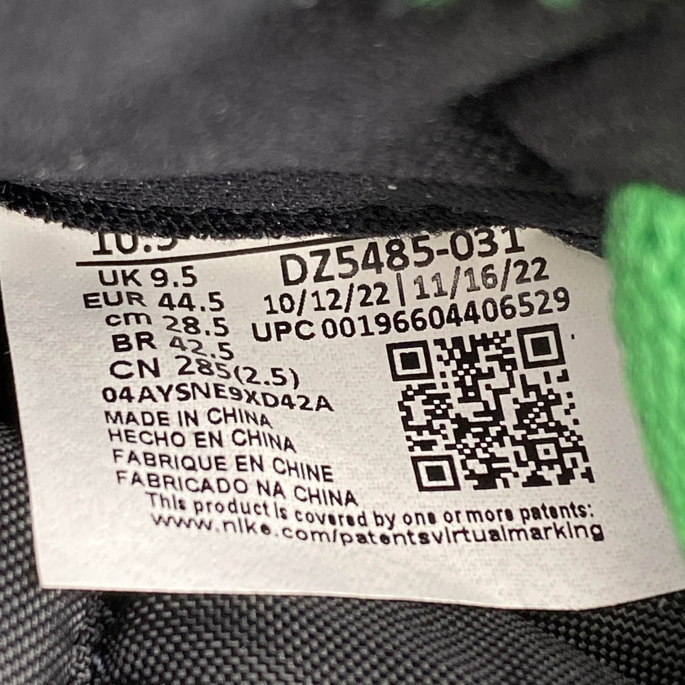 NIKE ナイキ 23AW DZ5485-031 Air Jordan 1 Retro High OG Celtics Black and Lucky Green エアジョーダン1 レトロ ハイ OG セルティックス ブラック アンド ラッキーグリーン ハイカット スニーカー ブラック系 28.5cm【新古品】【未使用】【中古】