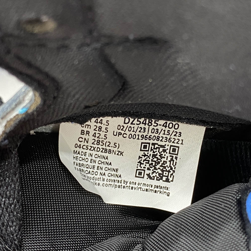 NIKE ナイキ 23SS DZ5485-400 Air Jordan 1 Retro High OG University Blue UNC Toe エアジョーダン1 レトロ ハイ OG ユニバーシティブルー UNC トゥ ハイカット スニーカー ブルー系 28.5cm【新古品】【未使用】【中古】