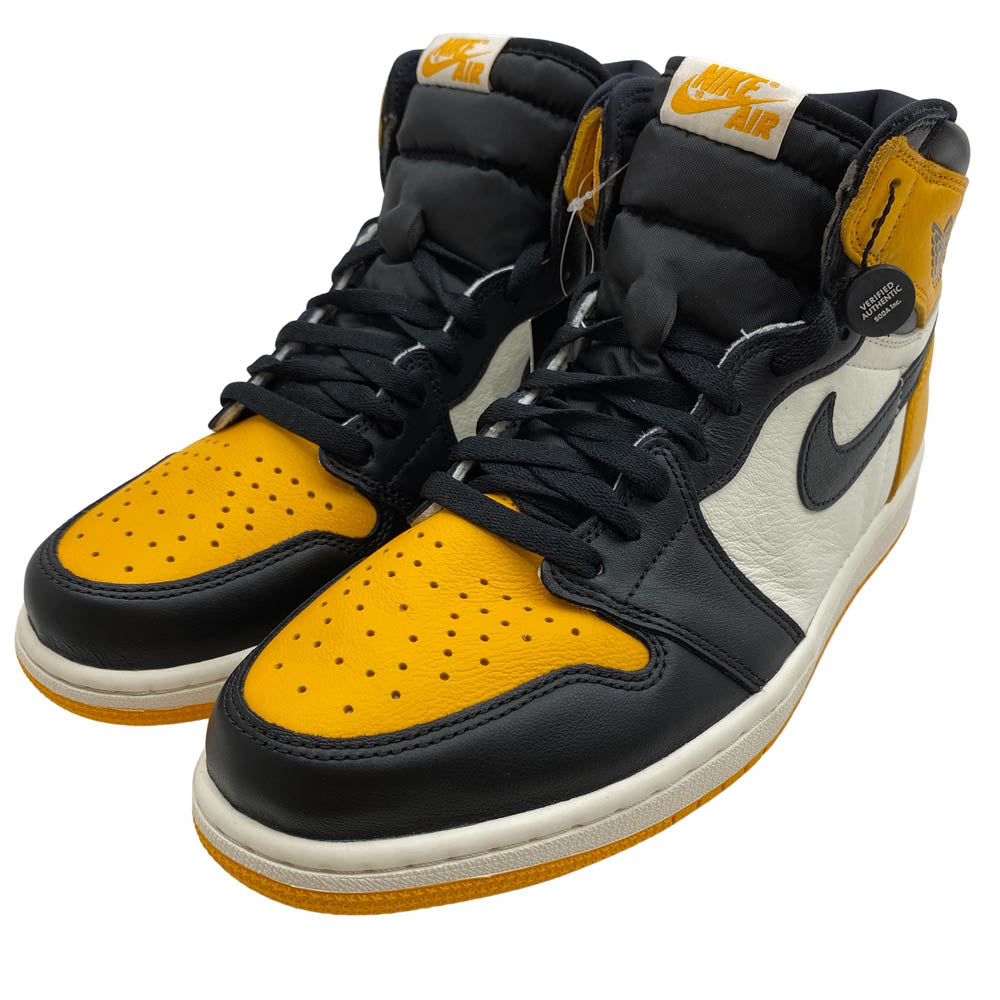 NIKE ナイキ 555088-711 Air Jordan 1 Retro High OG Taxi エアジョーダン1 レトロ ハイ OG タクシー ハイカット スニーカー イエロー系 28.5cm【新古品】【未使用】【中古】
