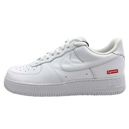 Supreme シュプリーム CU9225-100 × NIKE AIR FORCE 1 LOW ナイキ エアフォース1 ローカット スニーカー ホワイト系 28.5cm【新古品】【未使用】【中古】