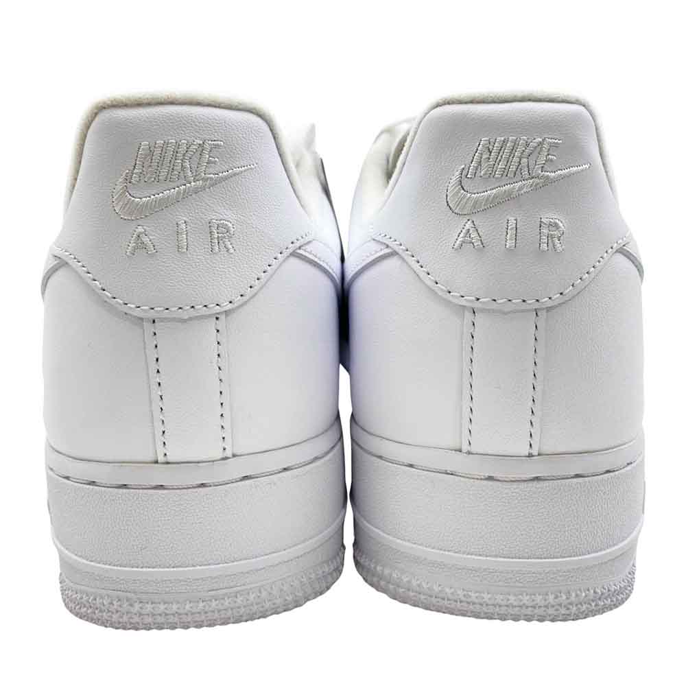 Supreme シュプリーム CU9225-100 × NIKE AIR FORCE 1 LOW ナイキ エアフォース1 ローカット スニーカー ホワイト系 28.5cm【新古品】【未使用】【中古】