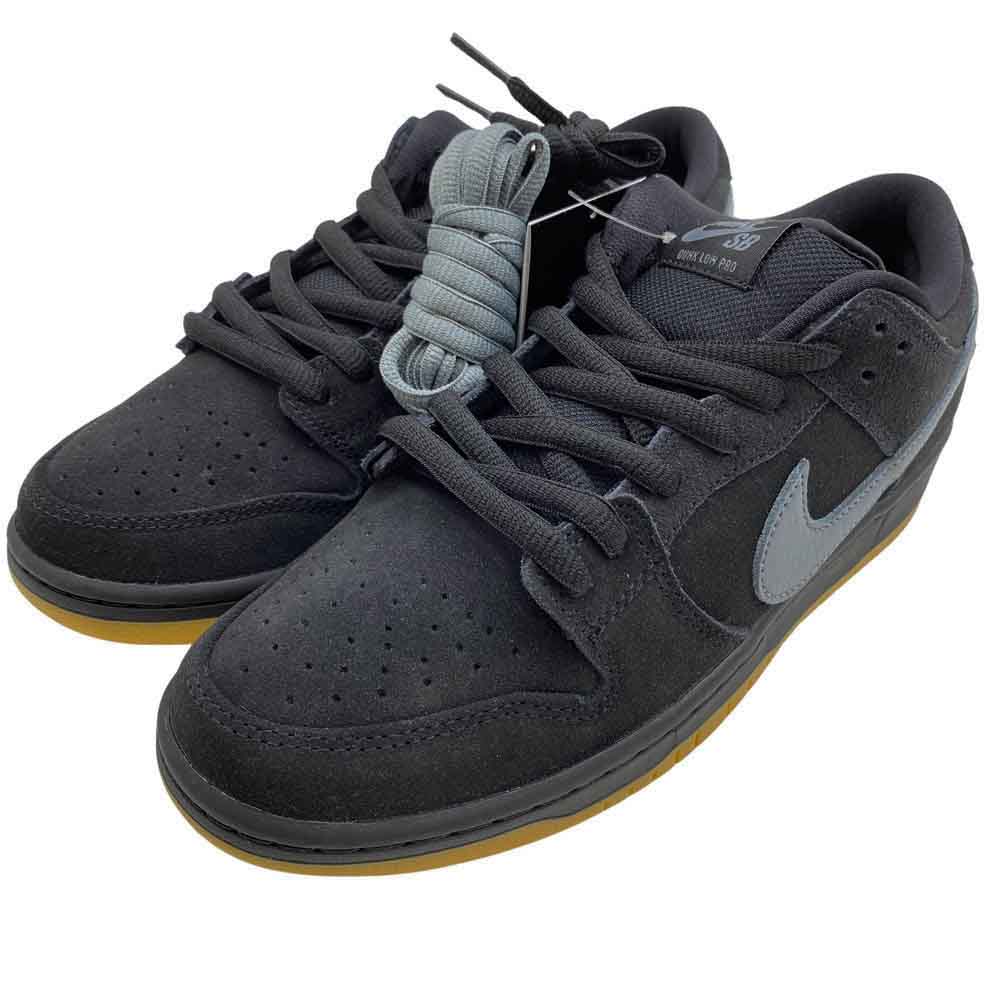 NIKE ナイキ BQ6817-010 SB Dunk Low Pro Black Fog SB ダンク ロー プロ ブラック フォグ ローカット スニーカー ブラック系 28cm【新古品】【未使用】【中古】