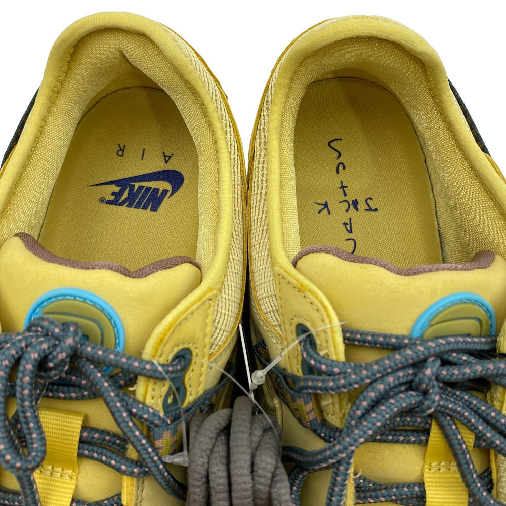 NIKE ナイキ DO9392-700 × Travis Scott Air Max 1 CACT.US Gold トラヴィススコット エアマックス1 カクタス ゴールド スニーカー イエロー系 28cm【新古品】【未使用】【中古】