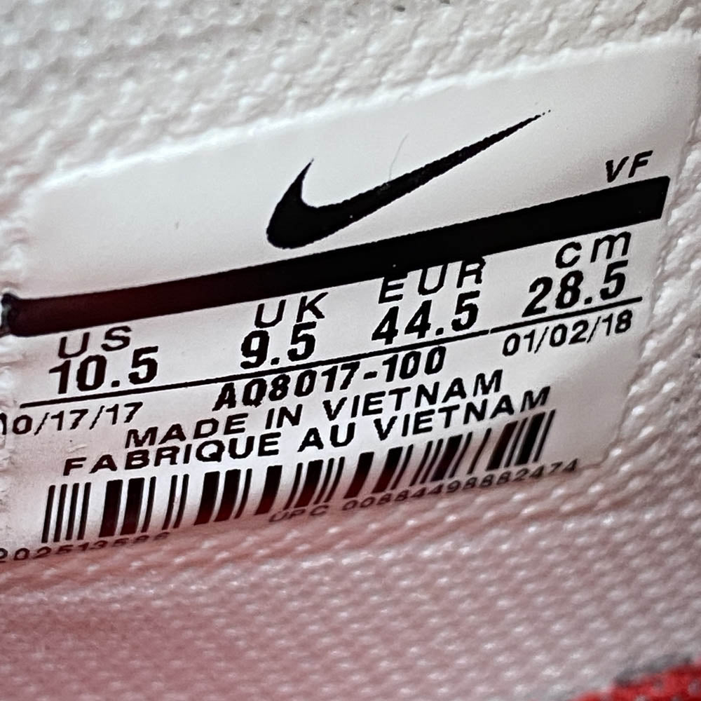 Supreme シュプリーム 18AW AQ8017-100 × NBA × Nike Air Force 1 Mid '07 White ナイキ エアフォース1 ミッド ’07 ホワイト ハイカットスニーカー ホワイト系 28.5cm【中古】