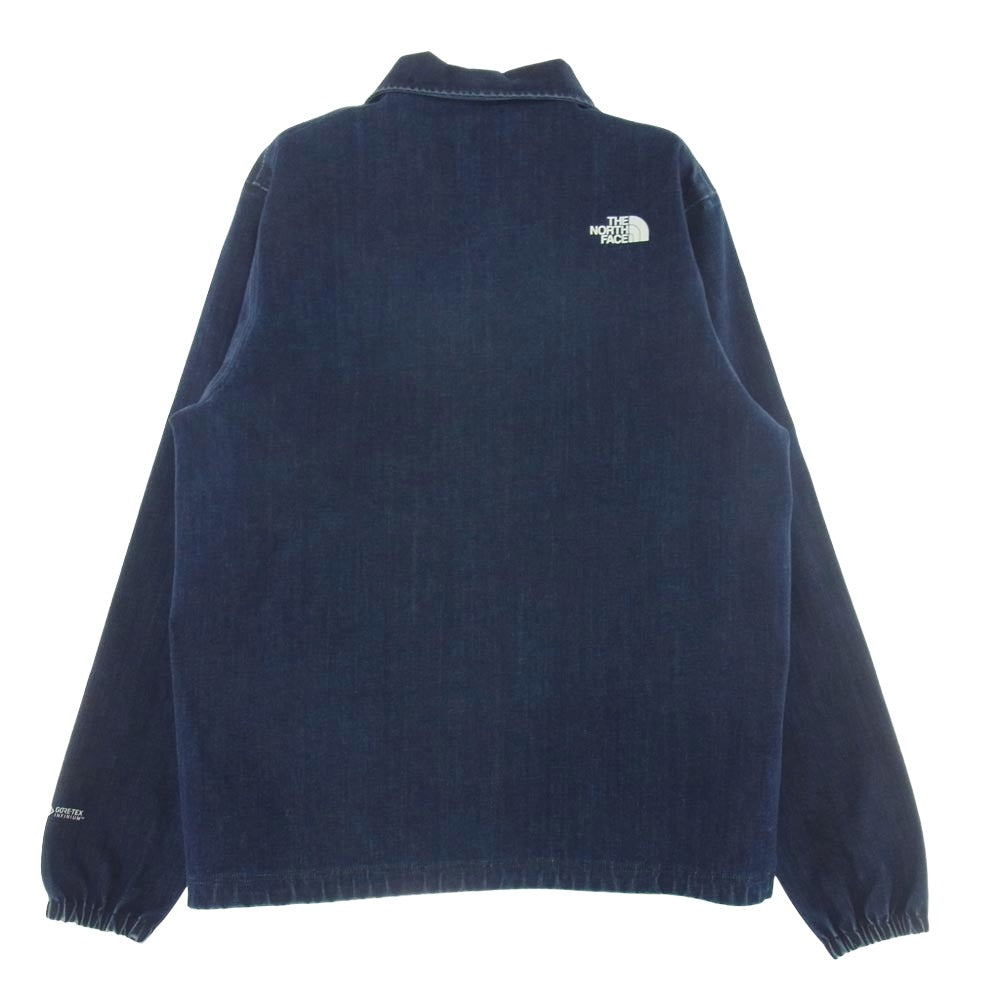 THE NORTH FACE ノースフェイス NP61932R 直営店限定 Denim GORE-TEX INFINIUM コレクション GTX Denim Coach Jacket デニム コーチ ジャケット XL インディゴブルー系 XL【極上美品】【中古】