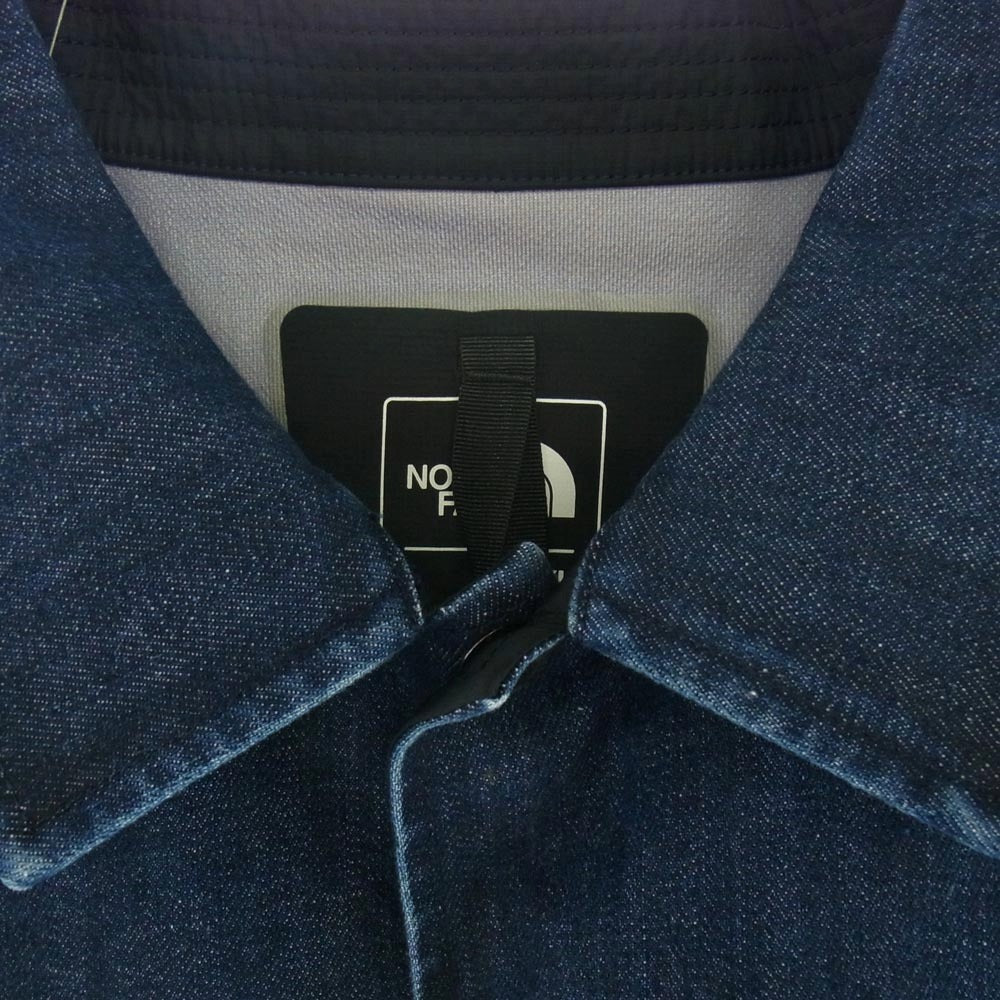 THE NORTH FACE ノースフェイス NP61932R 直営店限定 Denim GORE-TEX INFINIUM コレクション GTX Denim Coach Jacket デニム コーチ ジャケット XL インディゴブルー系 XL【極上美品】【中古】