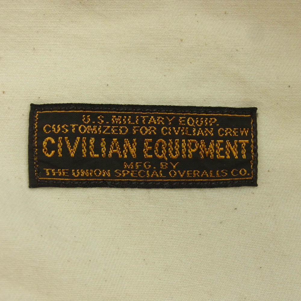 FREEWHEELERS フリーホイーラーズ CIVILIAN EQUIPMENT シビリアンイクイップメント トラウザー ミリタリー パンツ カーキ系 34【中古】