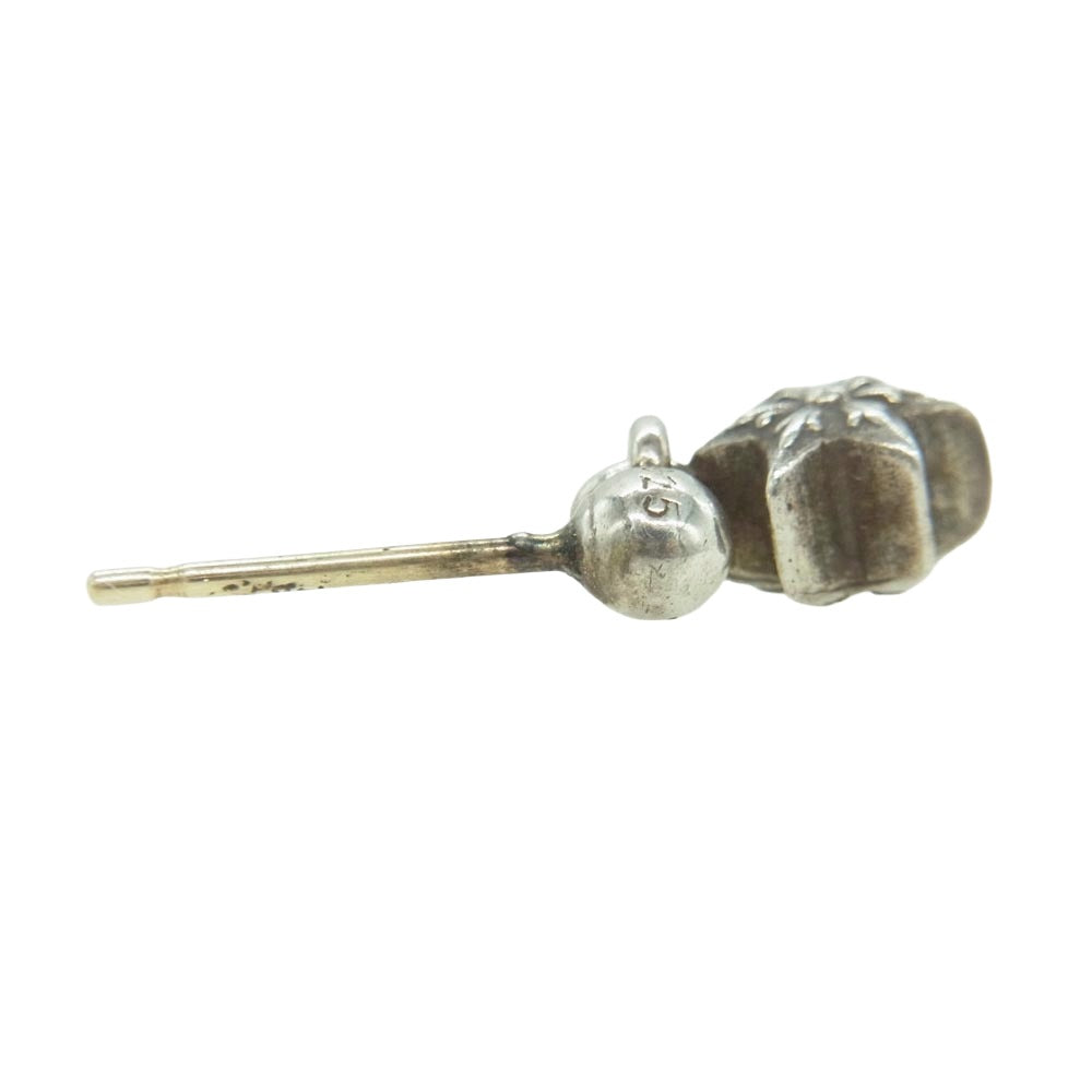 CHROME HEARTS クロムハーツ（原本無） TNY STR DRP タイニー スター ドロップ ピアス シルバー系【中古】