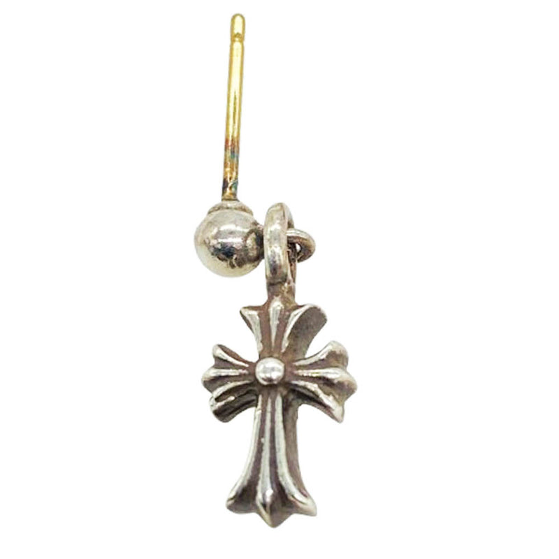 CHROME HEARTS クロムハーツ（原本無） DRP STCK CH CRS スタック CHクロス ドロップ ピアス シルバー系【中古】