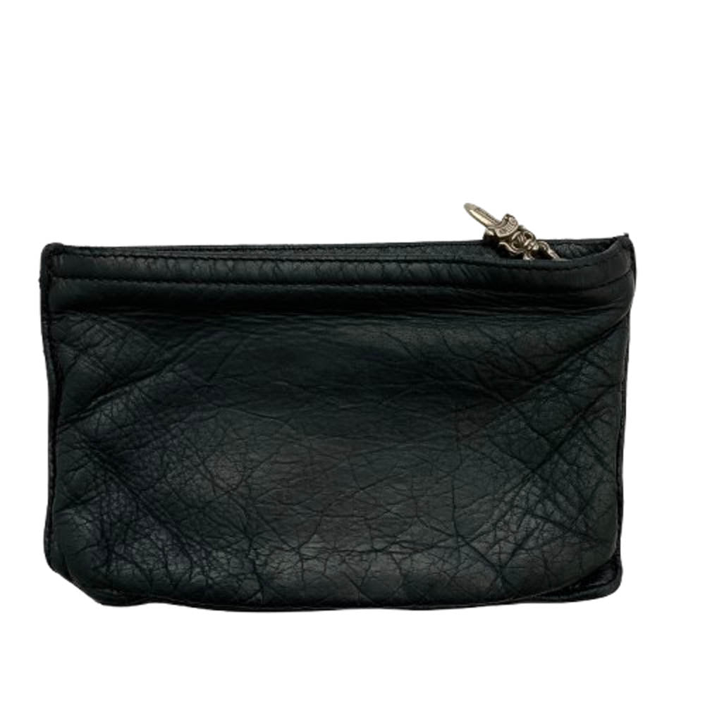 CHROME HEARTS クロムハーツ（原本無） ZPR CHNG PURSE2 チェンジパース #2 ダガー ジップ コインケース ブラック系【中古】