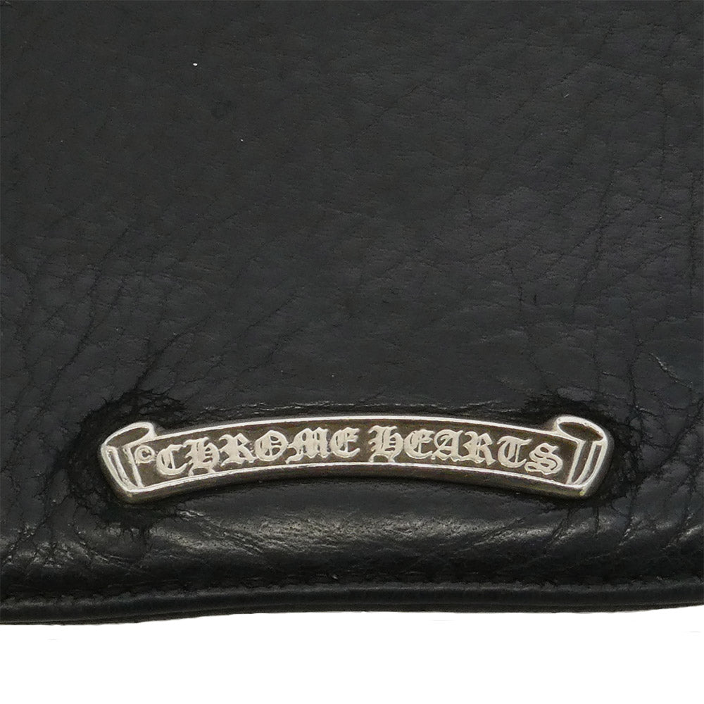CHROME HEARTS クロムハーツ（原本無） ZPR CHNG PURSE2 チェンジパース #2 ダガー ジップ コインケース ブラック系【中古】