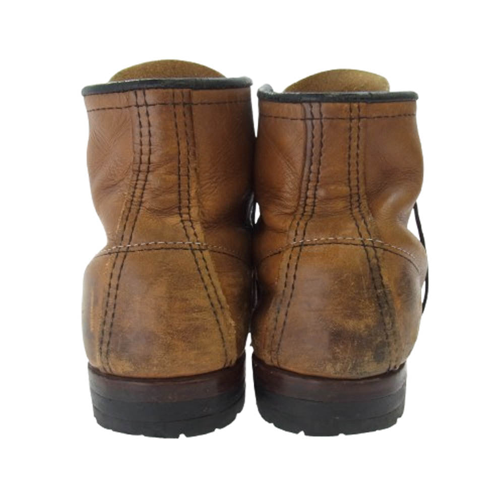 RED WING レッドウィング 9013 BECKMAN ROUND BOOTS ベックマン ラウンド ブーツ ソールカスタム ブラウン系 US7D【中古】