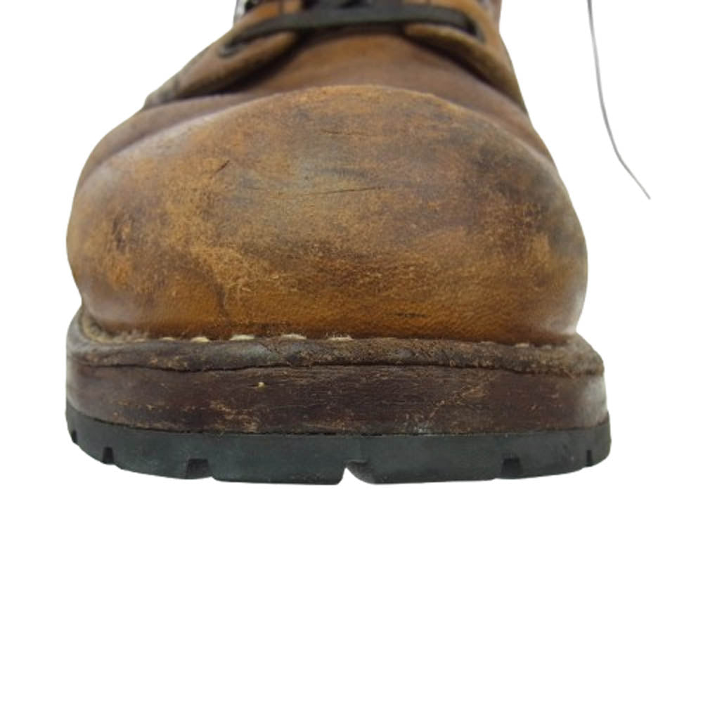 RED WING レッドウィング 9013 BECKMAN ROUND BOOTS ベックマン ラウンド ブーツ ソールカスタム ブラウン系 US7D【中古】