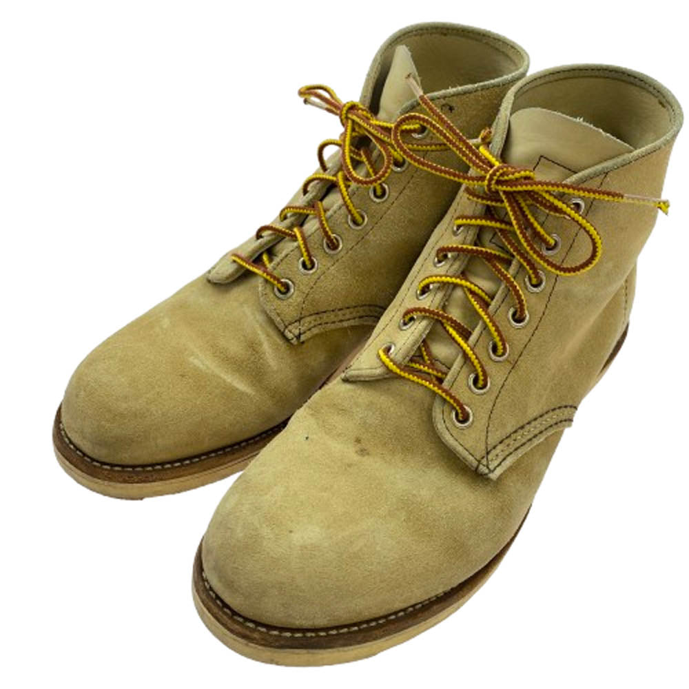 RED WING レッドウィング 8167 IRISH SETTER アイリッシュ セッター タン ラフアウト スエード 6-inch Classic Round 6インチ クラシックラウンド プレートゥ ブーツ US8E【中古】