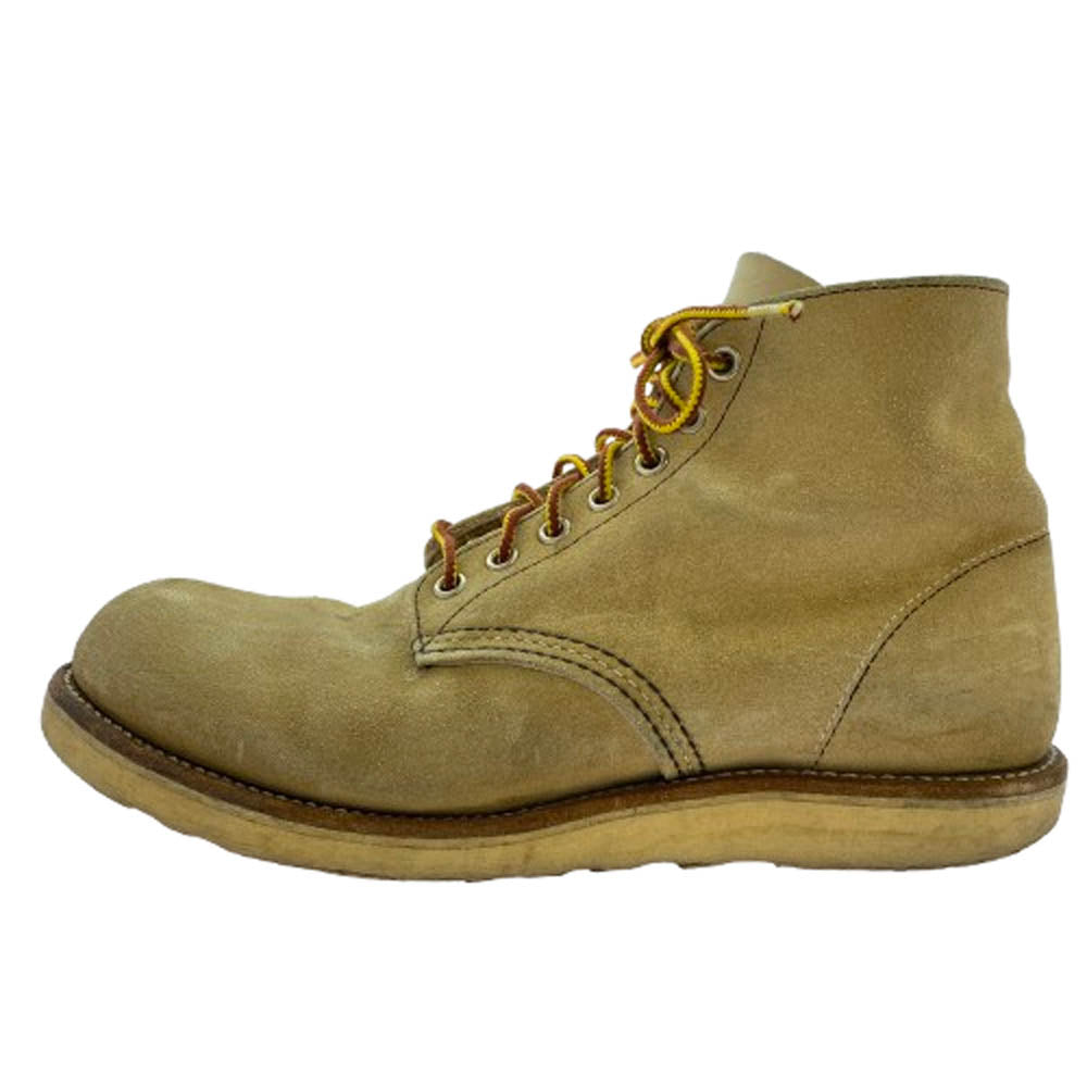 RED WING レッドウィング 8167 IRISH SETTER アイリッシュ セッター タン ラフアウト スエード 6-inch Classic Round 6インチ クラシックラウンド プレートゥ ブーツ US8E【中古】
