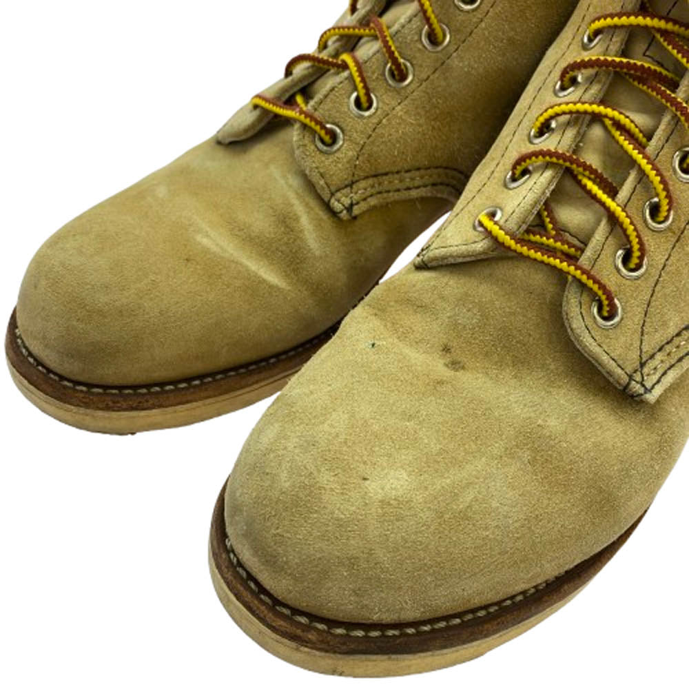 RED WING レッドウィング 8167 IRISH SETTER アイリッシュ セッター タン ラフアウト スエード 6-inch Classic Round 6インチ クラシックラウンド プレートゥ ブーツ US8E【中古】