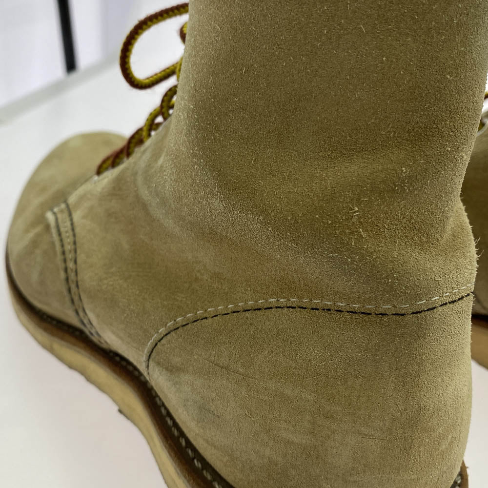 RED WING レッドウィング 8167 IRISH SETTER アイリッシュ セッター タン ラフアウト スエード 6-inch Classic Round 6インチ クラシックラウンド プレートゥ ブーツ US8E【中古】