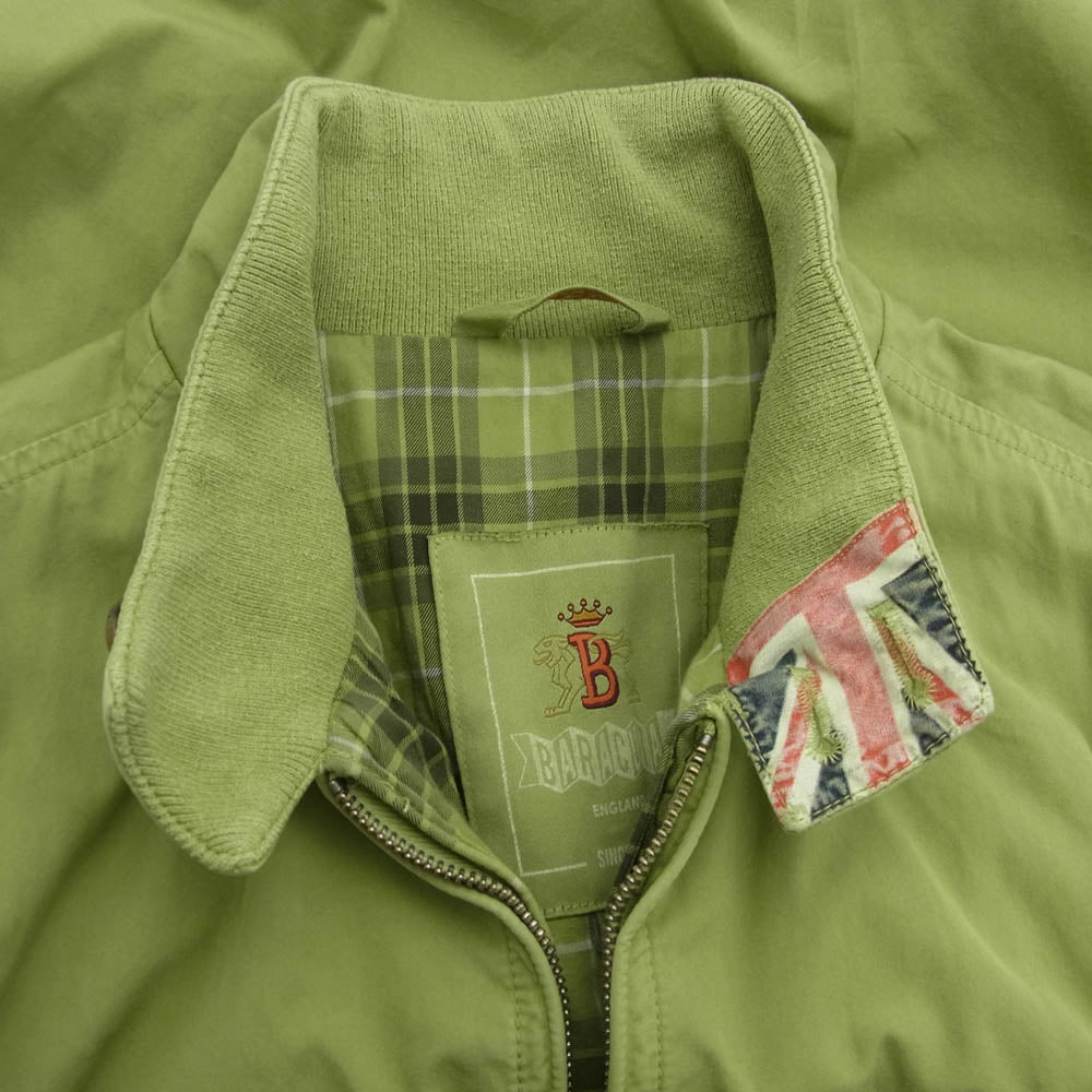 BARACUTA バラクータ G9 コットン スウィングトップ ブルゾン ジャケット グリーン系 38【中古】