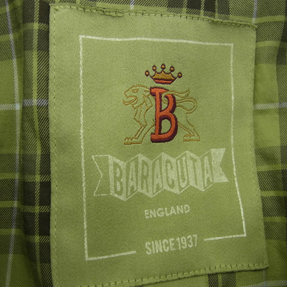 BARACUTA バラクータ G9 コットン スウィングトップ ブルゾン ジャケット グリーン系 38【中古】