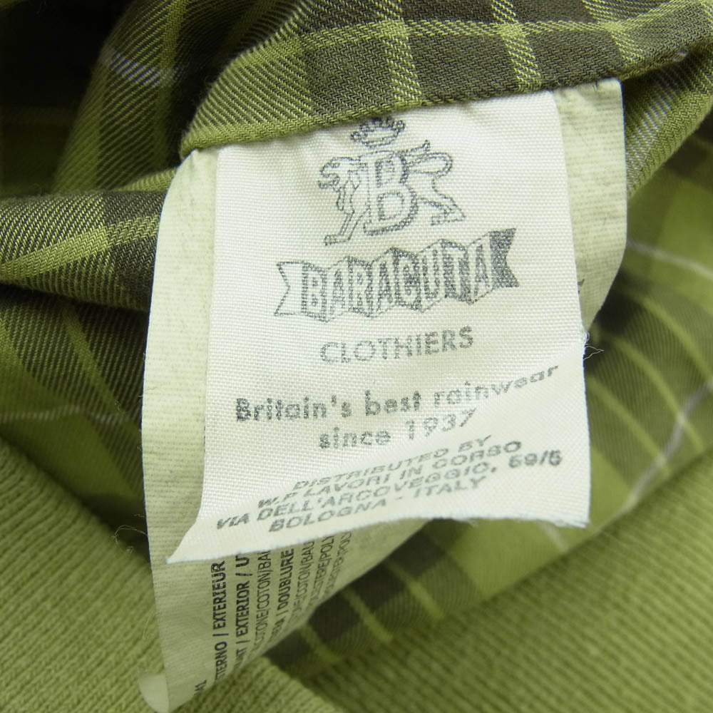BARACUTA バラクータ G9 コットン スウィングトップ ブルゾン ジャケット グリーン系 38【中古】