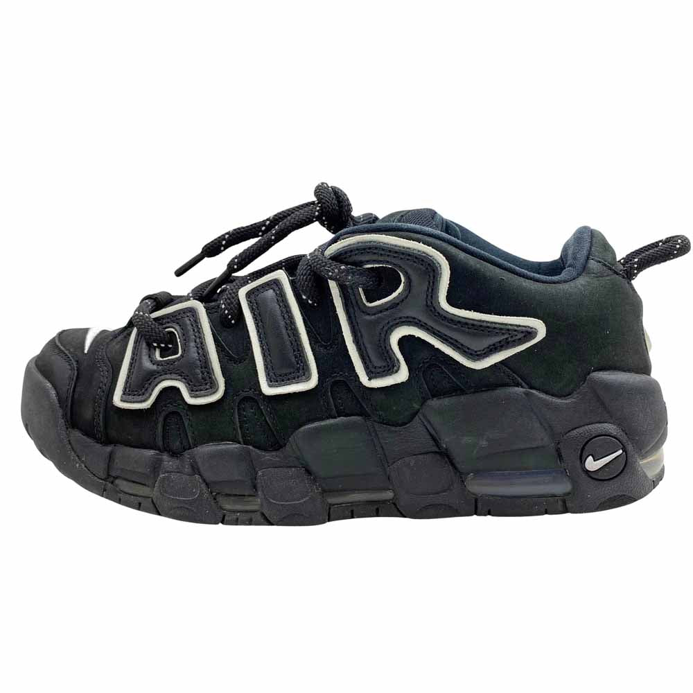 NIKE ナイキ FB1299-001 ×AMBUSH アンブッシュ 2023 Air More Uptempo Low Black and White エアモアアップテンポ ローカット スニーカー ブラック系 28.5cm【中古】